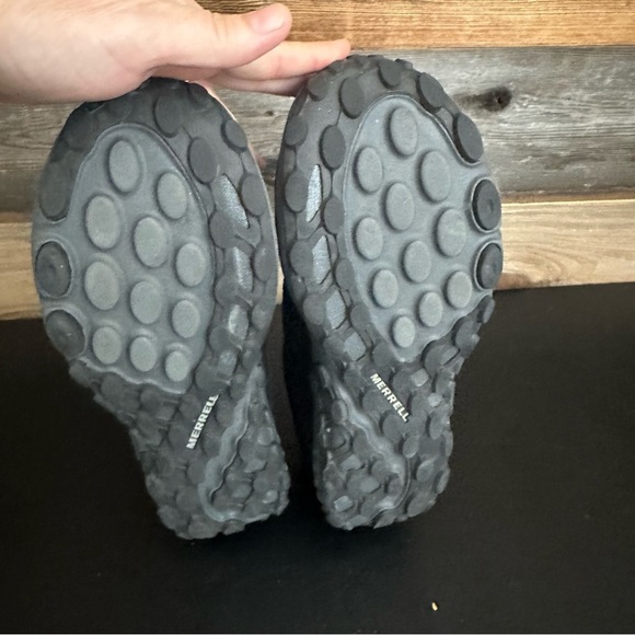 Merrell J91701 Men’s Jungle Moc AC Slip On Shoes Black Suede Size 8 Sneakers - Picture 6 of 8